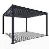 thumbnail of Weide E-Deluxe Plus | elektrische Pergola mit LED | Voll Aluminium | 4 x 4 M | motorisiertes Lamellendach anthrazit