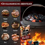 thumbnail of Gusskönig Set Dutch Oven 4,5 l ohne Füße 2in1 mit Deckelheber, Bürste und Untersetzer