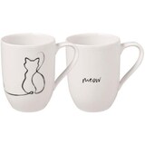 thumbnail of Villeroy & Boch Statement Becher mit Henkel "Cat" Set 2tlg.