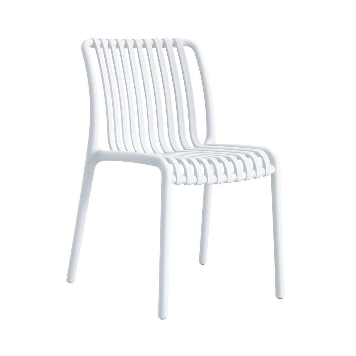 METRO PROFESSIONAL Gastro Stapelstuhl Aisen, Kunststoff, weiß