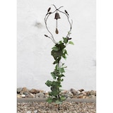 thumbnail of Rankhilfe mit Glocke JD2-12020 Rankgitter aus Metall H-130 cm B-28 cm Kletterhilfe