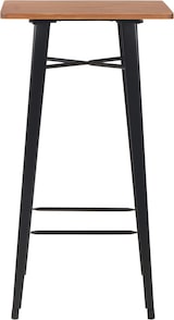 thumbnail of Helloshop26 - Hoher Bar-/Bistrotisch schwarz 108 cm Kiefernholz und Stahl 0902113