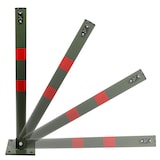 thumbnail of Parkplatzsperre Pfosten rund klappbar Absperrpfosten Parkpfosten Parksicherung