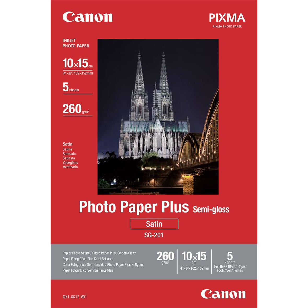 Canon Photo Paper Plus SG-201 Fotopapier