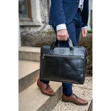 thumbnail of Exacompta cod. 17437E - Borsa in pelle nera per laptop, notebook, iPad, tablet e computer fino a 15,6 pollici