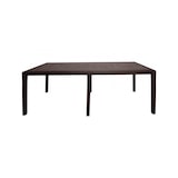 thumbnail of Dmora Gartentisch Roma, Rechteckiger ausziehbarer Esstisch, ausziehbarer Gartentisch in Rattan-Optik, 100 % Made in Italy, 150x90h72 cm, Braun