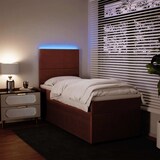 thumbnail of vidaXL Boxspringbett mit Matratze Rosa 90x200 cm Samt