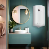 thumbnail of Chauffe Eau Electrique Mural Vertical Blindé Bypso Sannover 50 Litres + Kit d'Installation Complet NF