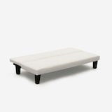 thumbnail of Divano letto pronto letto 3 posti in similpelle economico Topazio - Bianco-DI1706PUB