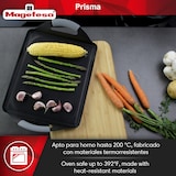 thumbnail of Magefesa Prisma - Plancha Teppanyaki 41x27cm Negra, Acero Inoxidable 18/10, Libre de PFOA/PFTE, Fácil Limpieza, Para Todo Tipo de Cocinas, Inducción