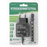thumbnail of InLine® Universal Steckernetzteil, 5V/15W, mit 8 Wechselsteckern Micro-USB USB-C