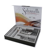 thumbnail of Salvinelli - 1 Paquete libro 24 pz. Cubiertos - mod. Grand Hotel - inox 18-10 - espesor 4 mm