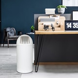thumbnail of Abfallsammler / Mülleimer PUSH 50L satin weiss hjh OFFICE