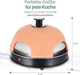 thumbnail of Emerio Pizzarette Original – Pizzaofen für 4 Personen – Handgefertigte Terrakotta-Haube – PO-115985 – 900 W