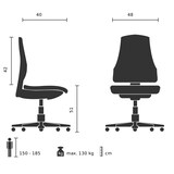 thumbnail of Besucherstuhl / Dining Stuhl TARVISO PU braun hjh OFFICE