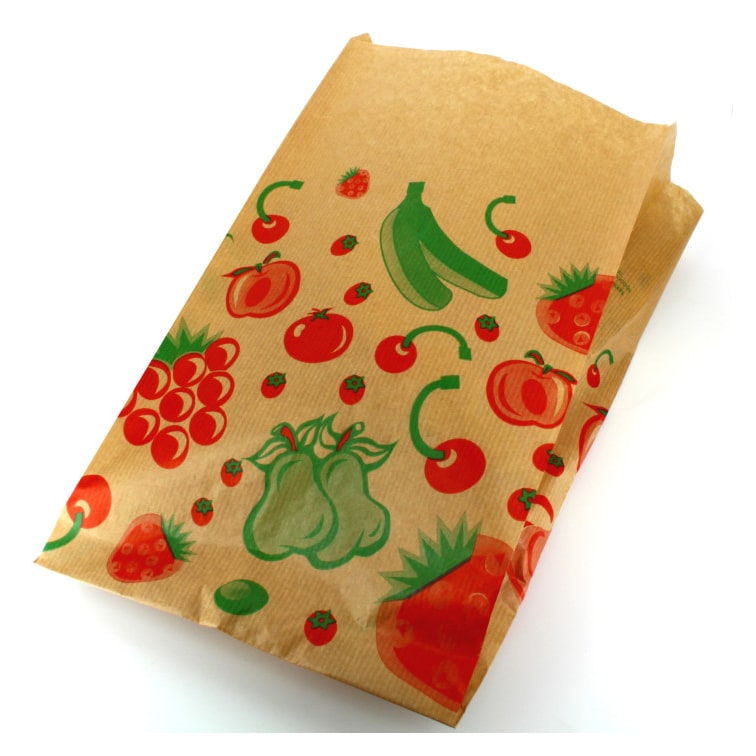 MONOUSO - Sacchetto di Carta per Frutta 22+12x36cm (1000 Pezzi)