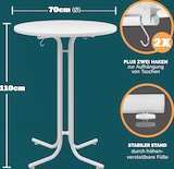 thumbnail of CASARIA® Stehtisch 70x110cm Weiß