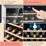 thumbnail of Klarstein Vinamour 32 Uno Weinkühlschrank 1 Zone 95 L / 36 Flaschen 4-18°C Touch Edelstahl