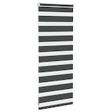 thumbnail of vidaXL Doppelrollo Schwarz 60x100 cm Stoffbreite 55,9 cm Polyester