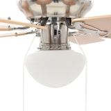 thumbnail of vidaXL Dekorativer Deckenventilator mit Leuchtmittel 82 cm Hellbraun