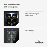thumbnail of Klarstein Shiraz 18 Slim Uno Weinkühlschrank 18 Flaschen 5 - 18 °C Touch-Control Schwarz