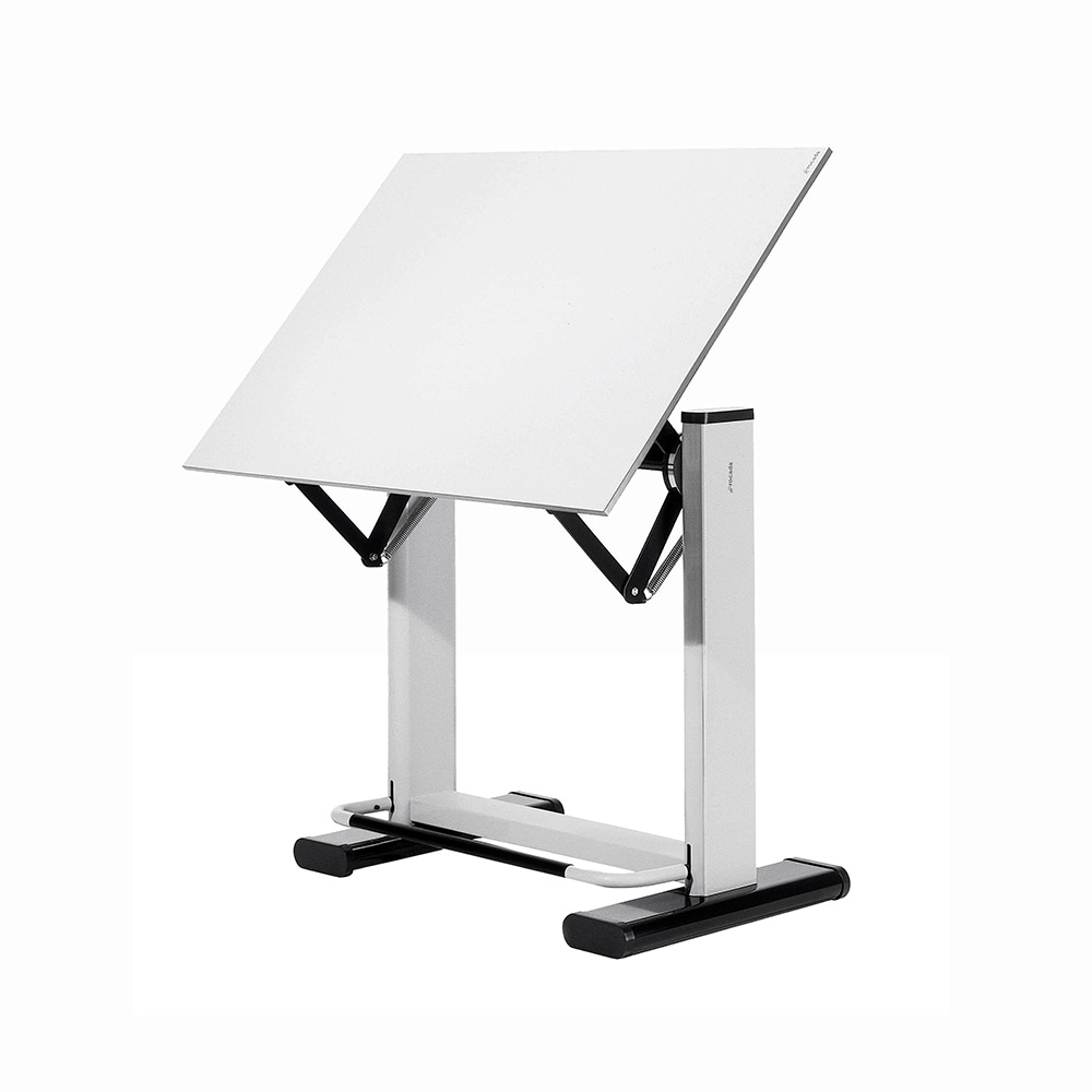 Mesa de desenho profissional Rocada rd-110 com tampo de 100x150cm.