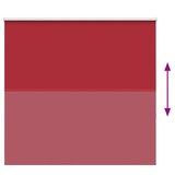 thumbnail of vidaXL Verdunkelungsrollo Rot 165x175cm Stoffbreite 161,6cm Polyester
