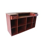 thumbnail of Bar container Rouge  Tole + bois L200 X P65 X H110