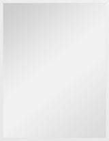 thumbnail of Badezimmerspiegel rechteckig dekorativ Wandmontage horizontal vertikal 70 x 90 cm weiß