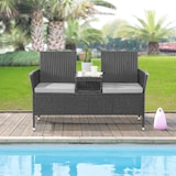 thumbnail of SVITA CHICAGO rotan bank tuinbank lounge zithoek zwart