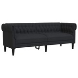 thumbnail of vidaXL Chesterfield-Sofa 3-Sitzer Schwarz Stoff