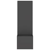 thumbnail of vidaXL Blumentopf mit dekorativem Paneel Schwarz 50 x 140 cm
