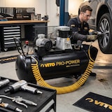thumbnail of Dreiphasiger Keilriemen-Luftkompressor 300L 10 Bar 4000W 5.5PS VITO 500L/min.