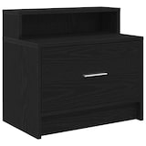 thumbnail of vidaXL Nachttische mit Schublade 2Stk. Schwarz Eichen-Optik 51x31x47cm