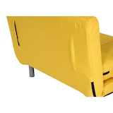 thumbnail of Fauteuil-lit HWC-K29, fauteuil pliant Canapé-lit Lit d'appoint Fauteuil relax, surface de couchage 186x97cm Tissu (270g/m²) ~ jaune