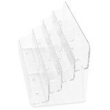 thumbnail of Visitenkartenhalter 4Fächer 8Ablagen glasklar
