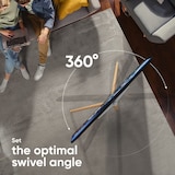 thumbnail of ONKRON TV Ständer Staffelei für 32 - 65 Zoll TV bis zu 35 kg,max 400x400 VESA Standfuß höhenverstellbar & schwenkbar TS1220-W