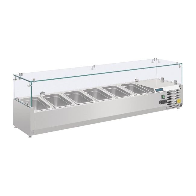 Vitrina refrigerada Polar Serie G 6X Gn 1/4