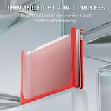 thumbnail of Sacoche Ordinateur Portable Anti-Choc Rouge Protection Complète Léger Et Durable Rouge YONIS