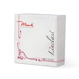 thumbnail of MANK Serviette Airlaid Colour Line in Bordeaux, 40 x 40 cm, 50 Stück - Randbordüre Ornamente