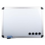thumbnail of Whiteboard Magnettafel Memoboard 60 x 45cm inkl. 4 Magnete weiß mit Alurahmen