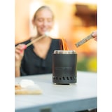 thumbnail of Caminetto da tavolo a pellet RedFire Volcano Small – acciaio verniciato a polvere – Ø14 cm – altezza 18,7 cm – nero