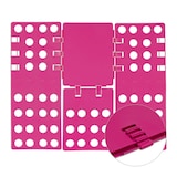 thumbnail of Relaxdays Faltbrett 4. Generation, Zusammenleghilfe, platzsparend, Wäschefalter für T Shirts, Hemden, flexibel, pink