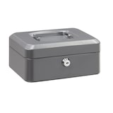 thumbnail of ARREGUI Elegant C9226 Caja Caudales con Llave para Transportar Dinero | Caja de Seguridad acero con bandeja | Caja fuerte portatil 20 cm ancho | Gris