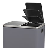 thumbnail of SVITA TM2X15 Afvalbak 30 afvalscheidingssysteem afvalbak met compartimenten grijs