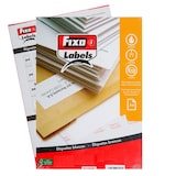 thumbnail of Caixa com 100 folhas tamanho A4 de etiquetas com cantos arredondados de 63,5 x 72 mm