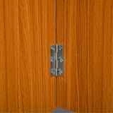 thumbnail of Klapptisch Esstisch 120x80x73 cm Weiß+Eiche mit Rollen klappbarer Tischplatte platzsparend vielseitig für Küche Esszimmer Balkon