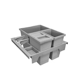 thumbnail of Hailo Abfallsammler 3620631 Separato-K 600 Einsatz 2x 8,5 + 18 Liter Hellgrau