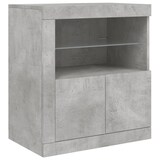thumbnail of Helloshop26 - Sideboard Kommode Kleiderschrank Aufbewahrungsmöbel Organizer für Küche Wohnzimmer Lounge mit LED-Beleuchtung 181,5 x 02_0029987