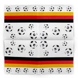 thumbnail of Sovie HOME Serviette Flagge Fussball aus Linclass® Airlaid 40 x 40 cm, 12 Stück